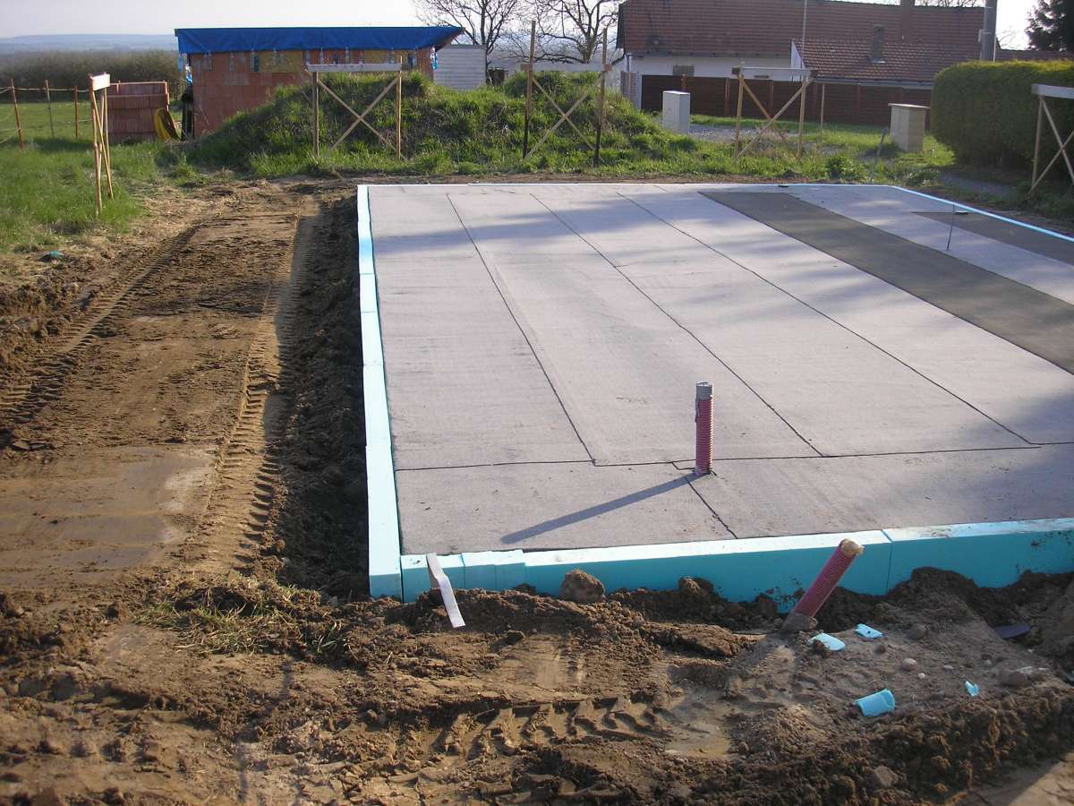 Stavba základových desek